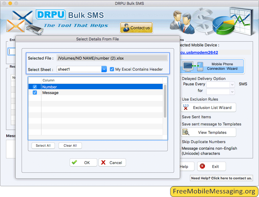 MAC Bulk SMS Software