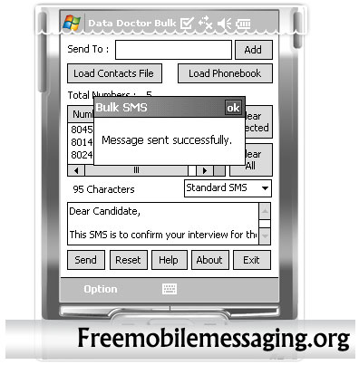 Pocket PC to Mobile messaging software